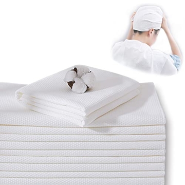 JINYUDOME Disposables Towels, 40 Pack Large Hair Towels Disposable Spa Towels for Bathroom, 15.75 x ...