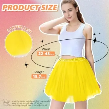 Yellow Tutu Skirt for Women | Perfect for Costumes