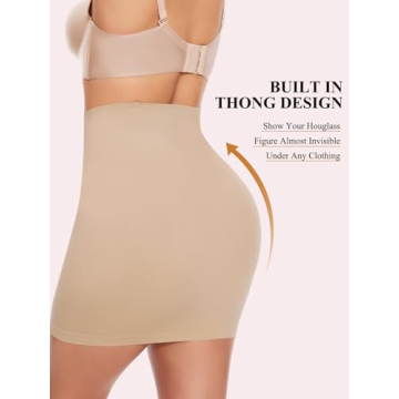 JOYSHAPER Seamless Dress Slip with Tummy Control for Women