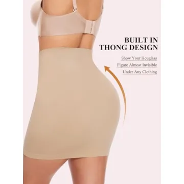 JOYSHAPER Seamless Dress Slip with Tummy Control for Women