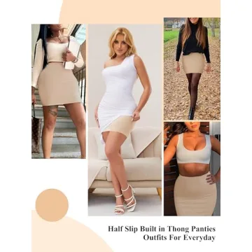 JOYSHAPER Seamless Dress Slip with Tummy Control for Women