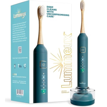 Eco-Friendly Lumineux Electric Toothbrush with Bamboo Heads