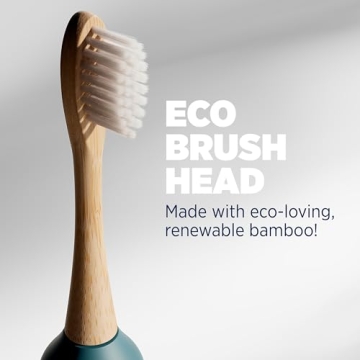 Eco-Friendly Lumineux Electric Toothbrush with Bamboo Heads