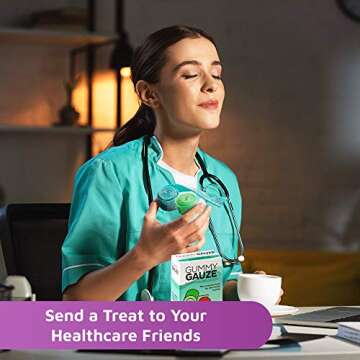 Whimsical Get Well Soon Gift Basket | Candy Care Package | Edible Doctor Kit | Jelly Bean Pills, Gum...