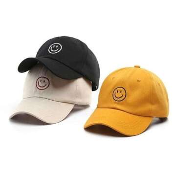 Celly Plug Happy Face Dad Hat - Unisex Cotton Cap