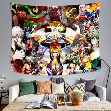 MEWE My Hero Academia Tapestry - Vibrant Wall Decor