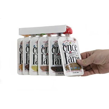 Storage Theory Space Saving Food Pouch Organizer for Baby Food