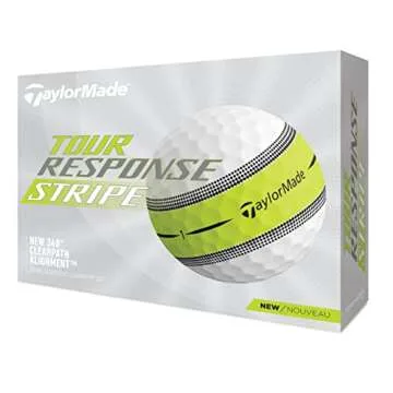 TaylorMade 2022 Tour Response Stripe Golf Balls Dozen