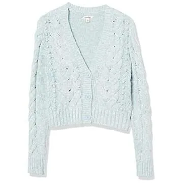 Goodthreads Women's Marled Long-Sleeve Cardigan Sweater