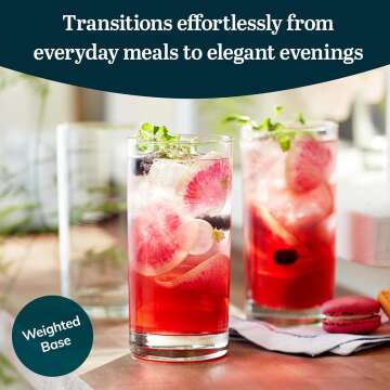 Libbey Tumbler Drinking Glasses Set of 8