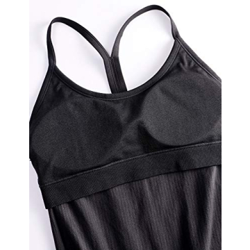 CRZ YOGA Seamless Tank Top Women Breathable Built-in Bra