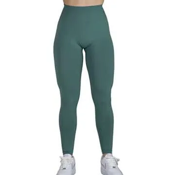 AUROLA Dream Collection Workout Leggings for Women High Waist Seamless Scrunch Athletic Running Gym Fitness Active Pants Sagebrush Green XS