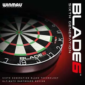 Winmau Blade 6 Professional Dartboard | Superior Quality & Design