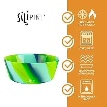 Silipint Unbreakable Silicone Bowls - Versatile & Fun!
