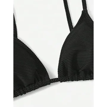 Stylish SweatyRocks Women's 2 Piece Tie Side Bikini Swimsuit