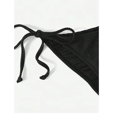 Stylish SweatyRocks Women's 2 Piece Tie Side Bikini Swimsuit
