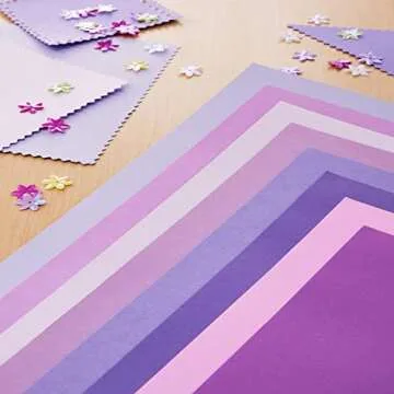100 Sheets 12” x 12” Purple Palette Cardstock Paper by Recollections - Acid and Lignin Free Pape...