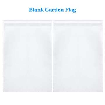 Blank Sublimation Garden Flag DIY Lawn Garden Flags Polyester Banners Flag for Indoor Outdoor Courty...