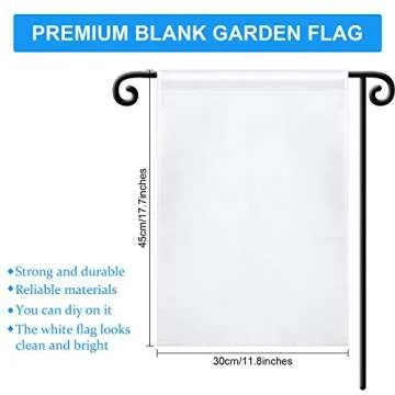 Customizable Blank Sublimation Garden Flags for Every Occasion