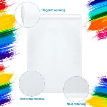 Customizable Blank Sublimation Garden Flags for Every Occasion