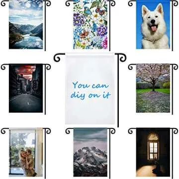 Customizable Blank Sublimation Garden Flags for Every Occasion