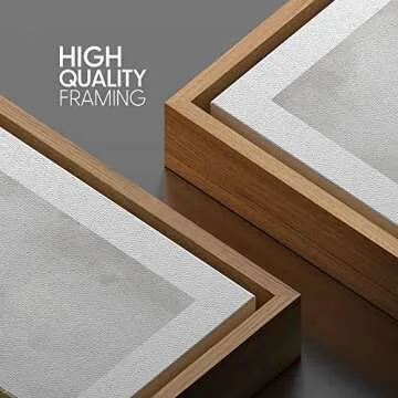 SIGNWIN Framed Canvas Print Aerial View Desert Landscape