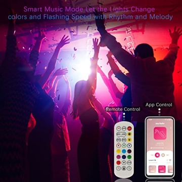 KFK Ultra Bright 50ft LED Light Strips for Your Home