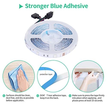 KFK Ultra Bright 50ft LED Light Strips for Your Home