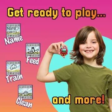 Giga Pets Bit Bunnies Interactive Digital Pet Toy, Upgraded Collector’s Edition Virtual Pets for Kids, 600+ Animations, 90’s Gaming, Boys, Girls Toys