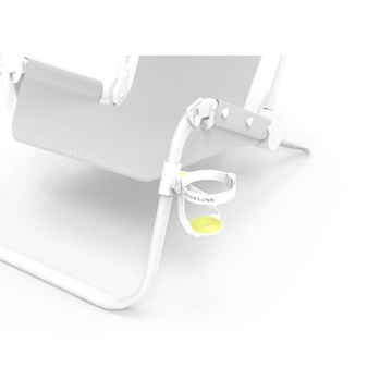 SUNFLOW Beach Chair Bundle with Sun Shade and Drink Holder