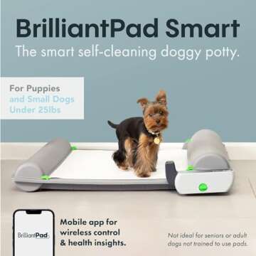 BrilliantPad Smart Indoor Dog Potty | Self Cleaning