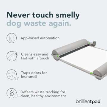 BrilliantPad Smart Indoor Dog Potty | Self Cleaning
