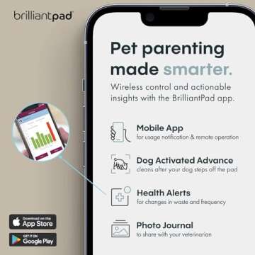 BrilliantPad Smart Indoor Dog Potty | Self Cleaning