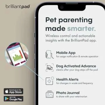 BrilliantPad Smart Indoor Dog Potty | Self Cleaning