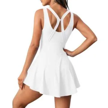 Stylish Women’s Athletic Tennis Golf Dress with Shorts