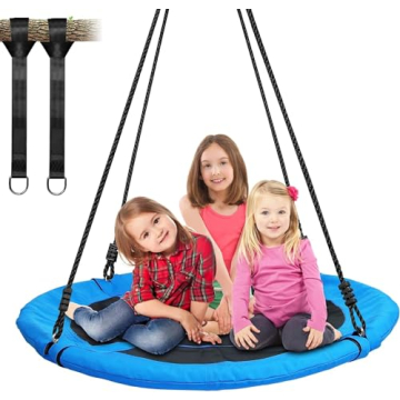 Trekassy 40 Inch Saucer Tree Swing - Heavy Duty, Outdoor Fun for All! 700lb Capacity!