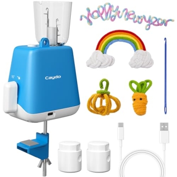 Caydo Electric i-Cord Knitting Machine for Easy Crafting