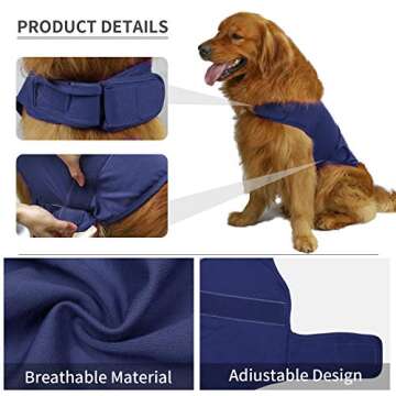 Cattamao Dog Anxiety Relief Coat for Calm and Comfort