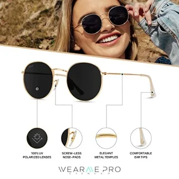 WearMe Pro Round Trendy Reflective Sunglasses