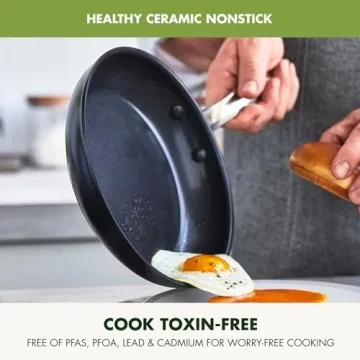 GreenPan Ceramic Nonstick Frying Pan Set for Healthy Cooking