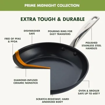 GreenPan Ceramic Nonstick Frying Pan Set for Healthy Cooking