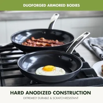 GreenPan Ceramic Nonstick Frying Pan Set for Healthy Cooking
