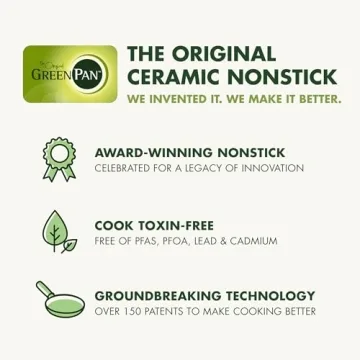 GreenPan Ceramic Nonstick Frying Pan Set for Healthy Cooking
