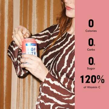 HOP WTR Sparkling Hop Water, Ruby Red Grapefruit 12 Pack, Sugar Free, Low Carb Non Alcoholic Drinks, NA Beer, Adaptogen Drink, No Calories, Adaptogens & Nootropics for Added Benefits, 12 oz Cans