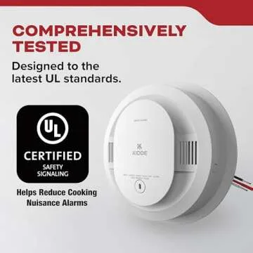 Kidde Smoke Detector with Backup and Interconnect - 4 Pack