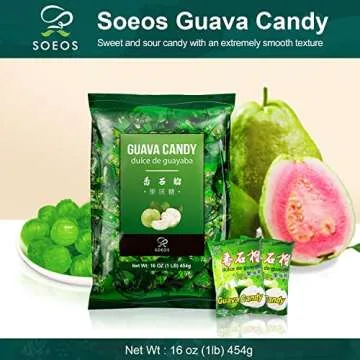 Soeos Guava Hard Candy - Classic Chinese Treat 16 oz