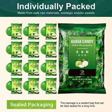 Soeos Guava Hard Candy - Classic Chinese Treat 16 oz