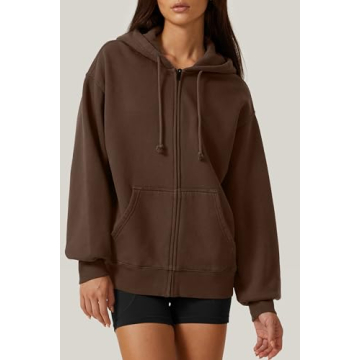 Cozy QINSEN Oversized Hooded Coat for Women