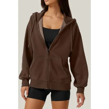 Cozy QINSEN Oversized Hooded Coat for Women