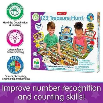 The Learning Journey 123 Treasure Hunt Educational Game for Kids